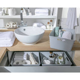 Argos Home plastic storage boxes 6L grey (British brand)