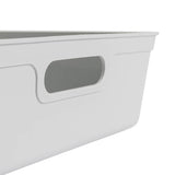 Argos Home plastic storage boxes 6L grey (British brand)