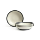 Habitat blue stripe stoneware pasta bowls 22cm - British product