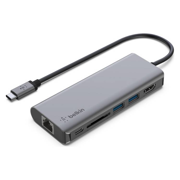 Belkin USB-C 6-in-1 Multiport Adapter (British brand)