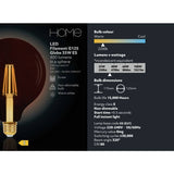 Argos Home G125 filament LED bulb 3.6W - British product