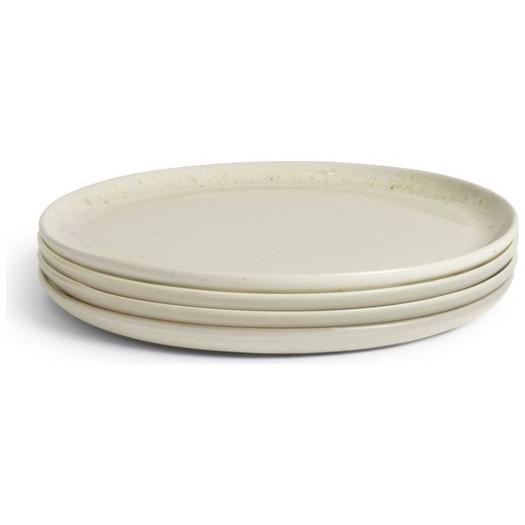 Habitat Evora stoneware side plates 4-piece set - British product