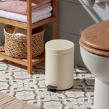 Argos Habitat 3 Litre Pedal Bin - Cream- Buy online at McGrocer