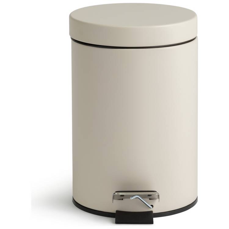 Habitat pedal bin cream 3 litre (British brand)
