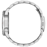 Citizen silver stainless steel green dial watch, imported from the UK
