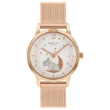 Radley watch set rose gold mesh strap - British product