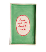 Harrods Laetitia Rouget Love Me or Leave Me Ceramic Trinket Tray 19cm- Buy online at McGrocer