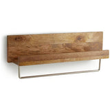 Habitat wall shelf and towel rail neutral 18x18cm, UK version