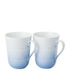 Royal Copenhagen Iris porcelain mug set of two (British brand)