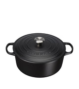 Harrods Le Creuset Cast Iron Round Casserole Dish 26cm- Buy online at McGrocer