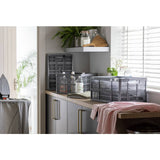 Argos Argos Home 3 x 32L Plastic Storage Folding Crates - Grey- Buy online at McGrocer