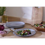 Argos Habitat Evora 4 Piece Stoneware Dinner Plate Set - Blue- Buy online at McGrocer