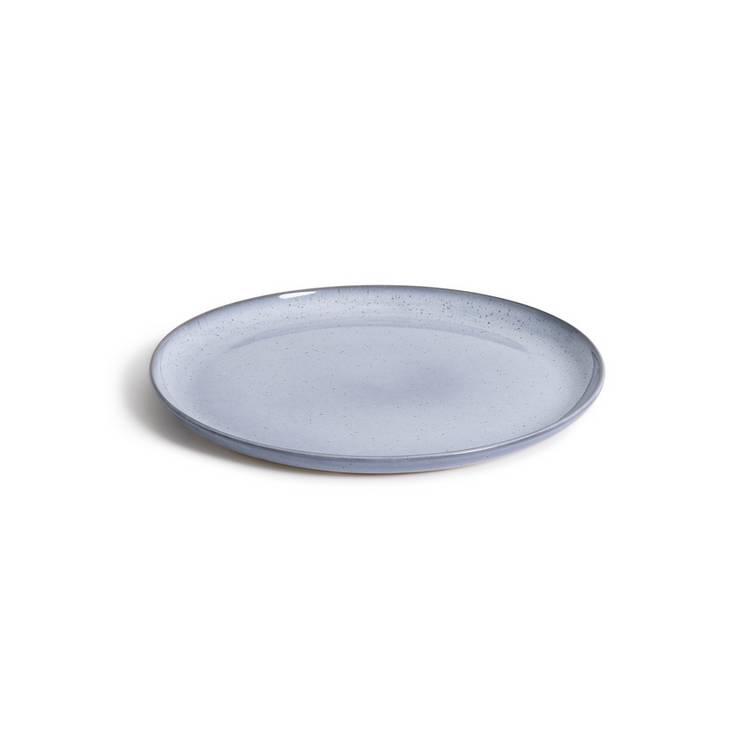 Habitat Evora blue stoneware dinner plates 28cm - British product