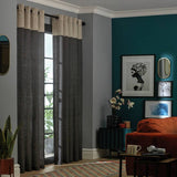 Argos Habitat Eyelet Curtains Charcoal 117x137cm- Buy online at McGrocer