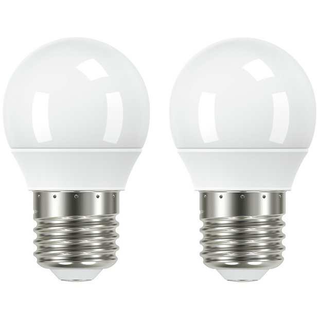 Argos Home LED mini globe bulb 2-pack 4.2W, UK version