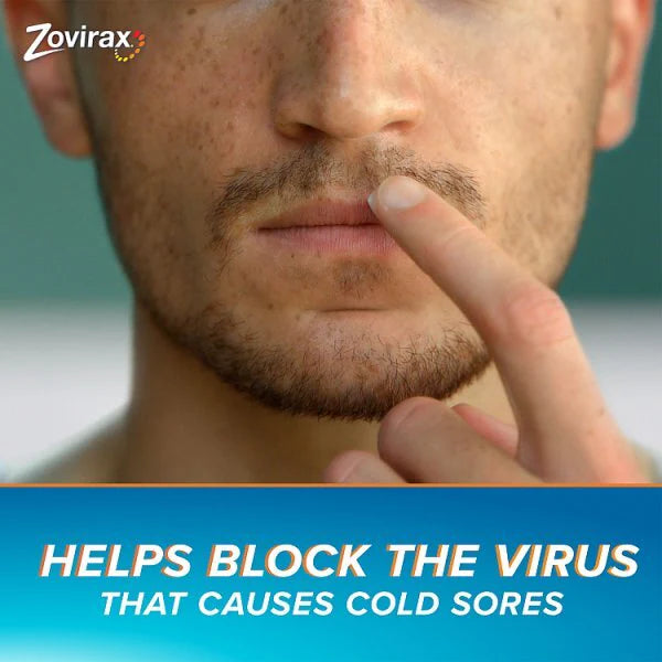 Zovirax cold sore cream Aciclovir 2g pump (British brand)