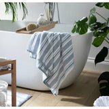 Argos Habitat Coastal Tufted Horizontal Stripe Bath Towel 70x130cm- Buy online at McGrocer