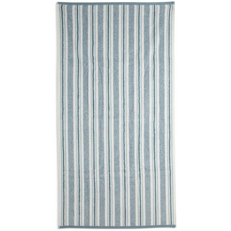Habitat coastal tufted stripe bath towel 70x130cm (British brand)