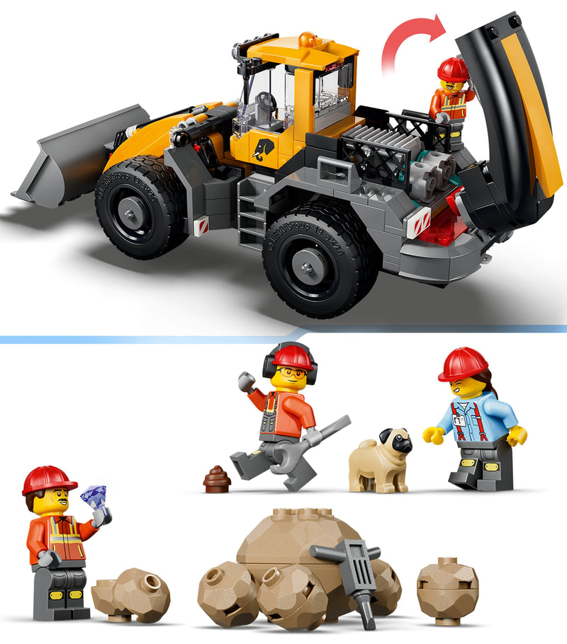 Lego City Dump Truck and Front End Loader toy set 1132 pieces, imported from the UK