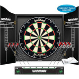 Winmau Blade 6 Championship dartboard set with cabinet (British brand)