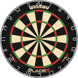 Winmau Blade 6 Championship dartboard set with cabinet (British brand)