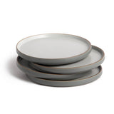 Habitat grey speckled side plates set of 4 21.3cm, imported from the UK