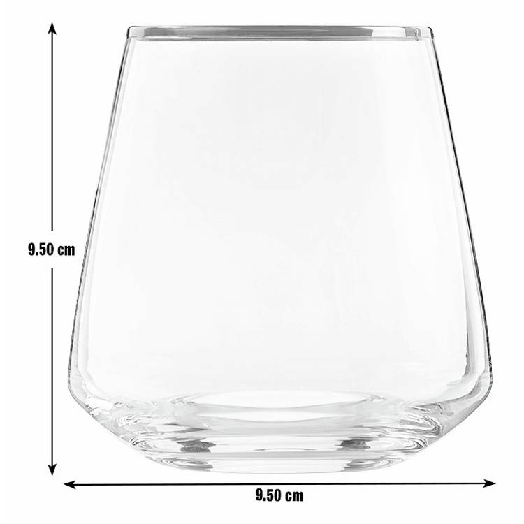 Argos Home set of 4 gold rim tumblers 354ml - British product