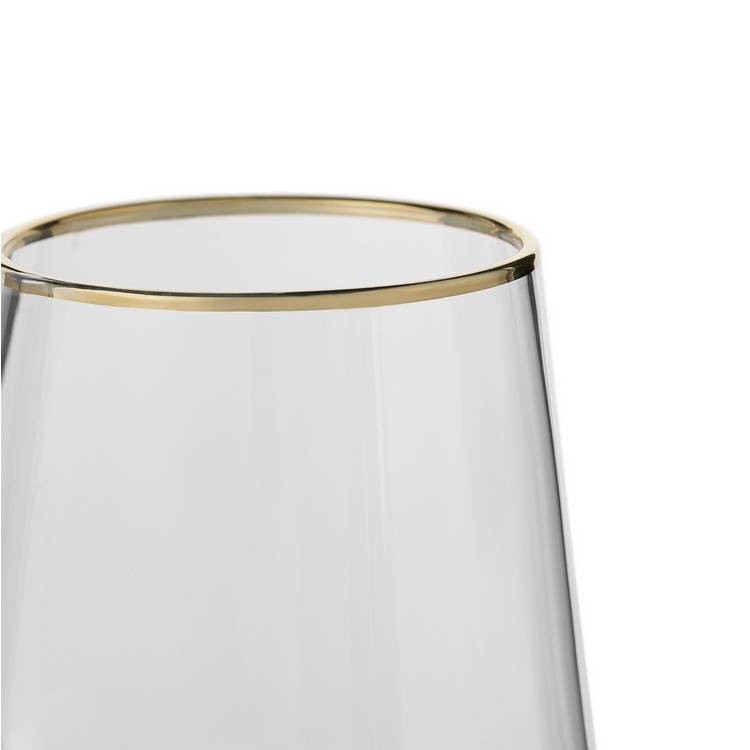 Argos Home set of 4 gold rim tumblers 354ml - British product