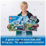 LEGO Police Station bin lorry helicopter toy 668 pieces - British product
