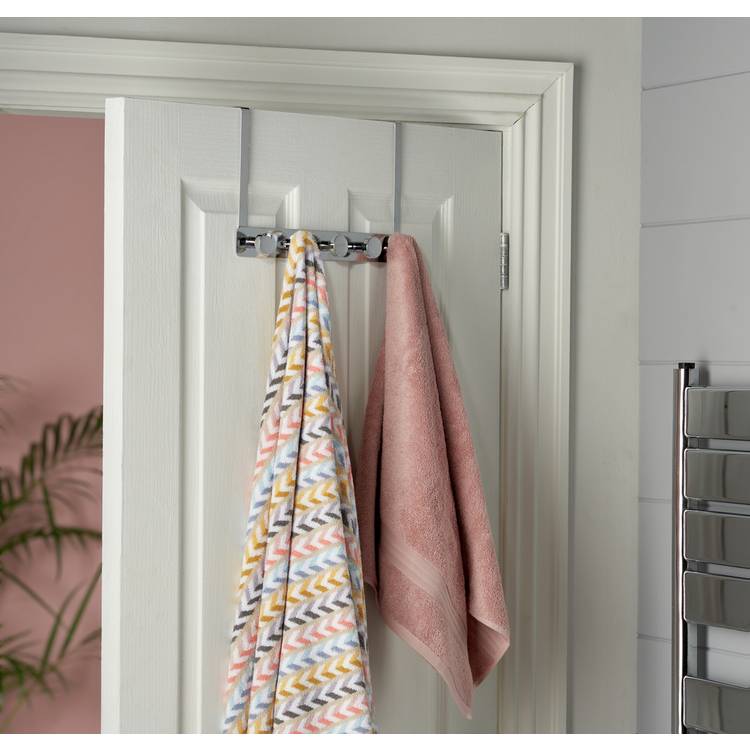 Argos Home over door hooks chrome 5 pack, UK version