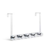 Argos Home over door hooks chrome 5 pack, UK version