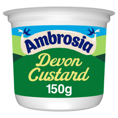 ASDA Ambrosia Devon Custard Ready Made Dessert Pot 150g- Buy online at McGrocer