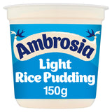 ASDA Ambrosia Light Low Fat Reduced Sugar Rice Pudding Dessert 150g- Buy online at McGrocer