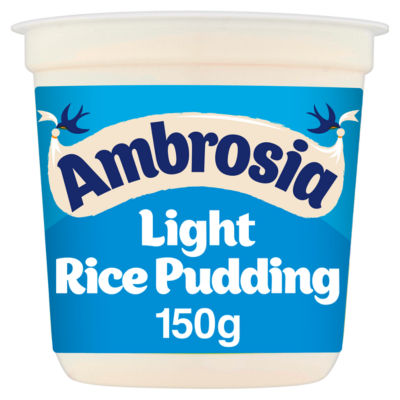 Ambrosia light low fat rice pudding 150g - British product