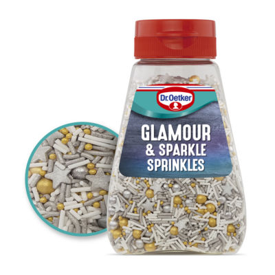 Dr. Oetker Cake Sprinkles Glamour & Sparkle 115g - British product