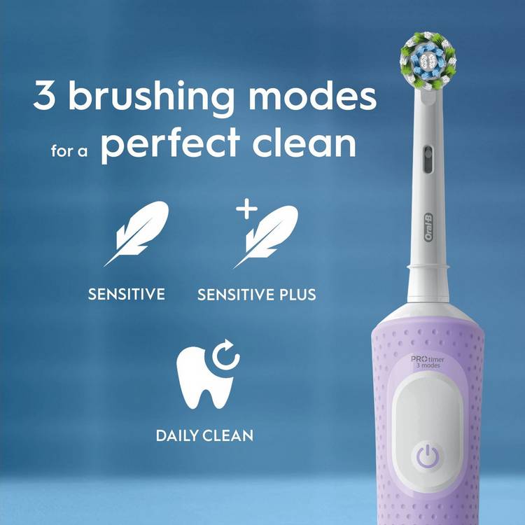 Oral-B Vitality Pro electric toothbrush purple (British brand)