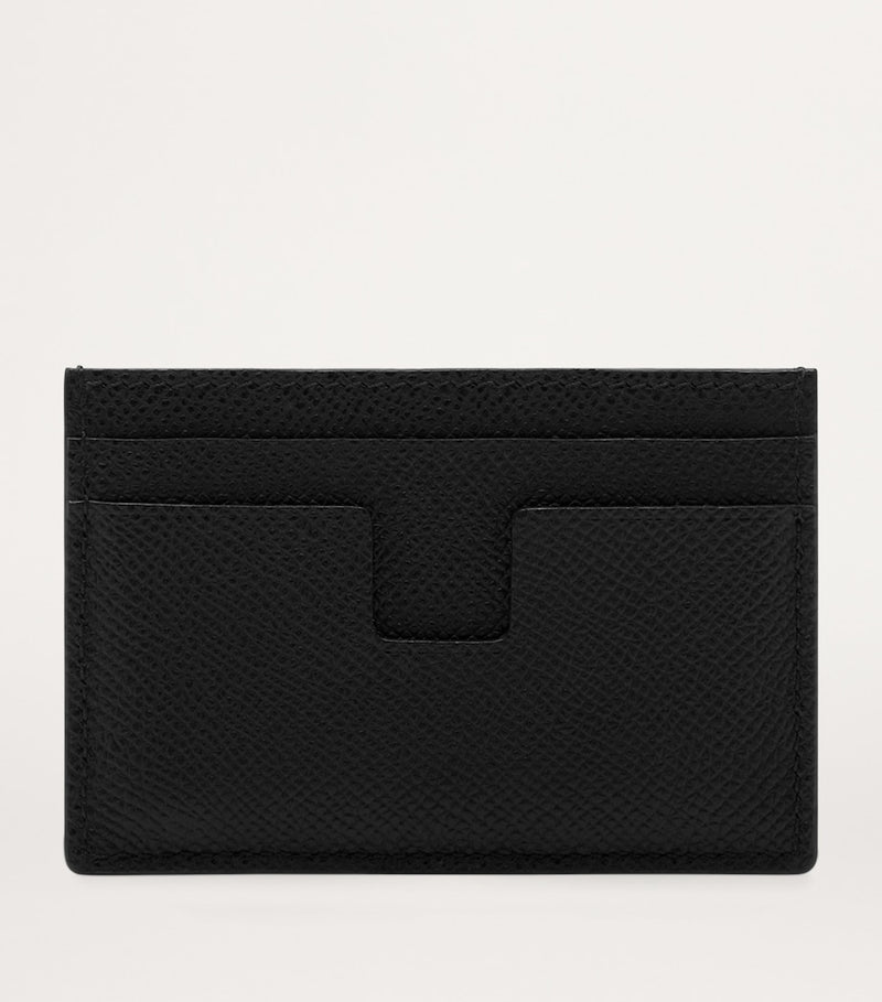 TOM FORD T-Line grained leather card holder, UK version