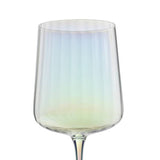 Habitat iridescent flute wine glasses set of 4, imported from the UK