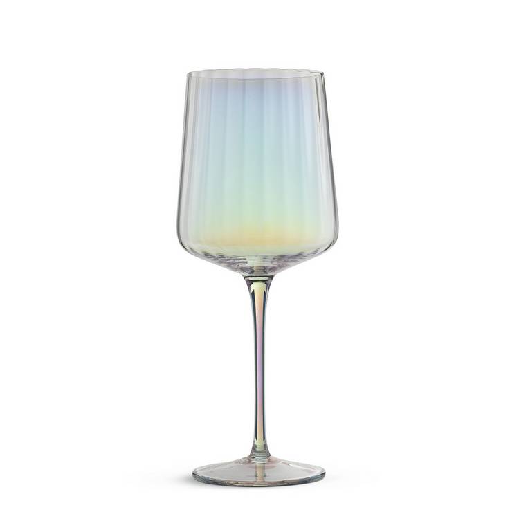 Habitat iridescent flute wine glasses set of 4, imported from the UK
