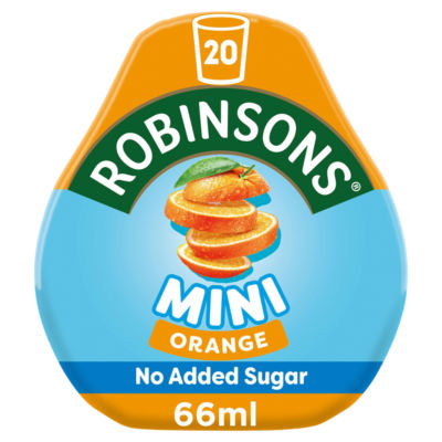 ASDA Robinsons Mini Orange On-The-Go Squash 66ml- Buy online at McGrocer