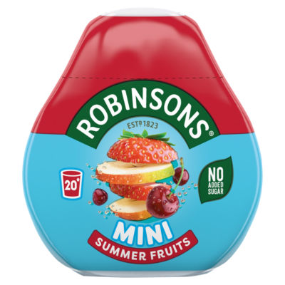 Robinsons Mini Summer Fruits On-The-Go Squash 66ml, imported from the UK