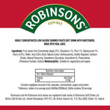 Robinsons Mini Summer Fruits On-The-Go Squash 66ml, imported from the UK