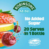 Robinsons Mini Summer Fruits On-The-Go Squash 66ml, imported from the UK