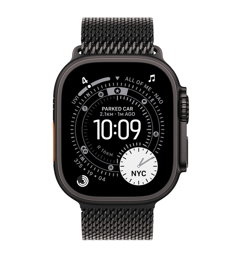 Apple Watch Ultra 3 black titanium Milanese loop 49mm - British product