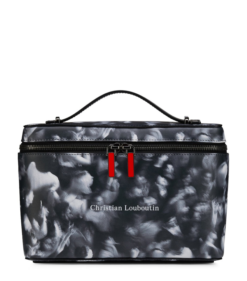 Christian Louboutin Tactical cross-body calfskin bag red zips - British product