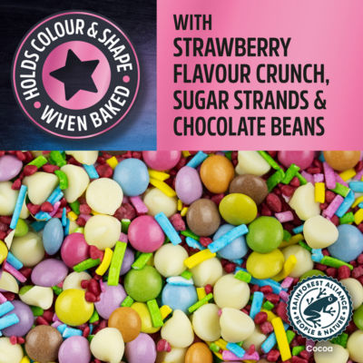 Dr. Oetker rainbow chocolate chips mix 90g - British product