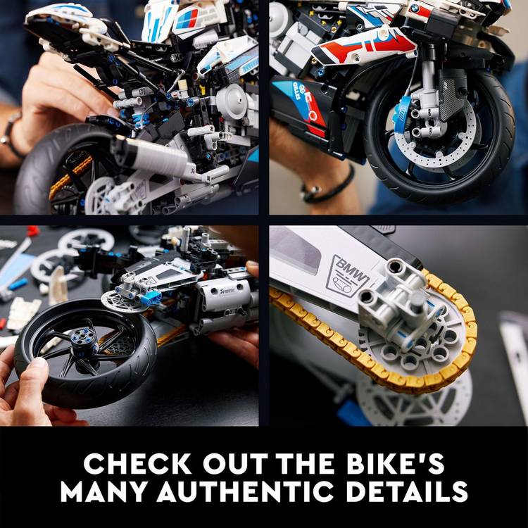 LEGO model kit BMW M 1000 RR 1:5 scale, imported from the UK