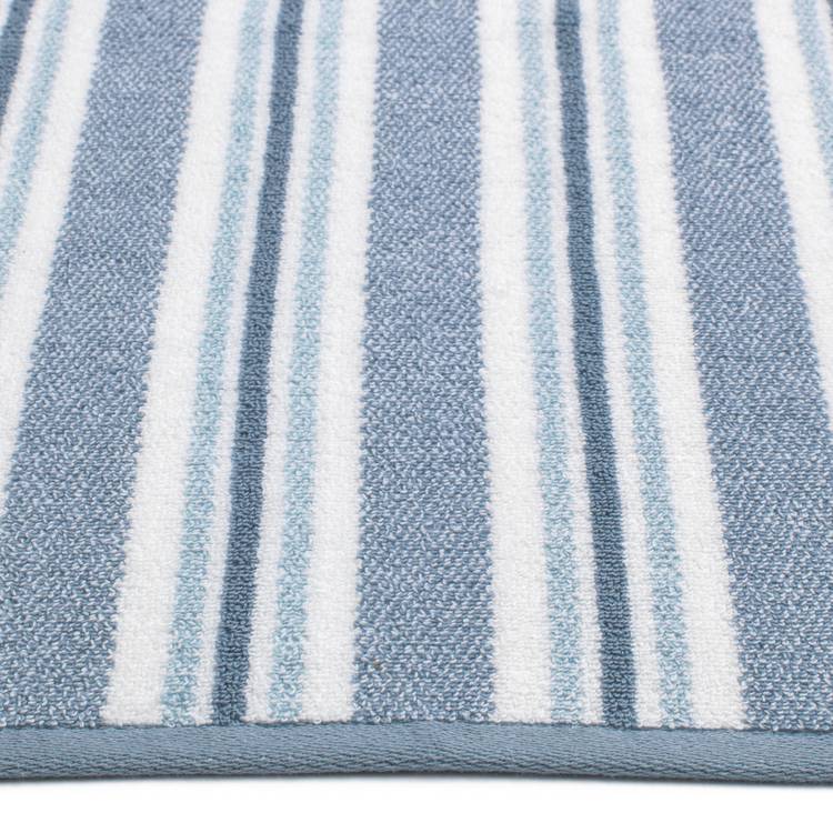 Habitat coastal tufted stripe bath sheet 100x150cm (British brand)