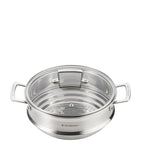 Le Creuset 3-ply stainless steel sauté multi-steamer 24cm (British brand)