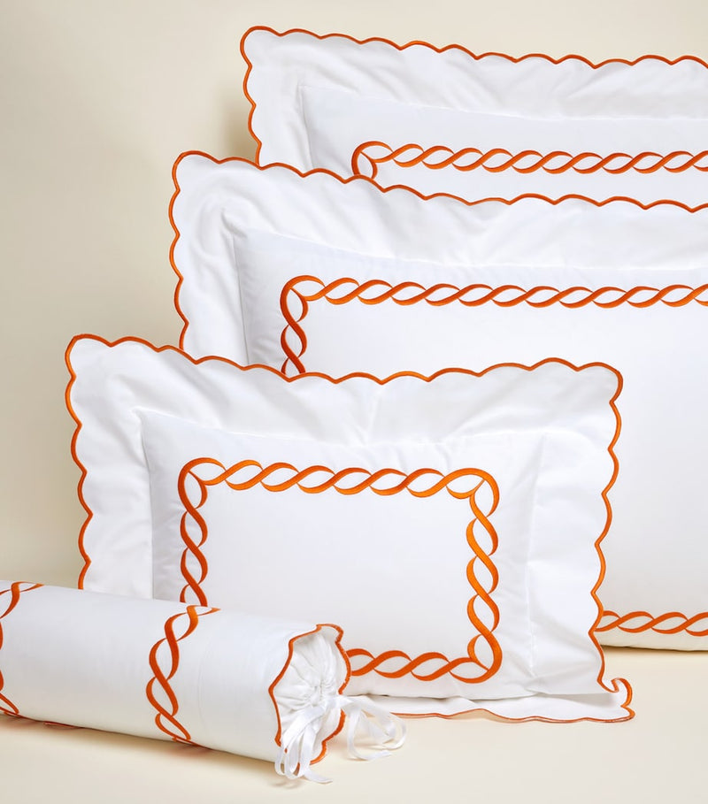 Pratesi Treccia Oxford pillowcase 65x65cm, UK version